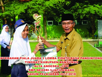 HASIL LOMBA TINGKAT KABUPATEN BANYUMAS