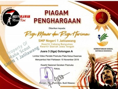 JUARA 3 LOMBA VIDEO PENDEK TINGKAT KWARNAS TAHUN 2019