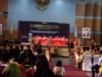 MEWAKILI DINPORABUDPAR TAMPIL DI UNSOED PADA TGL 12/11/2018 