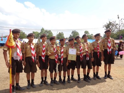 JUARA 1 PUTRA REGU HARIMAU PADA LOMBA TINGKAT II 