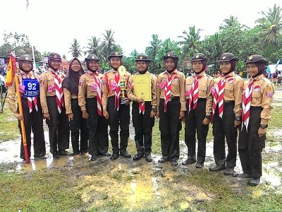 JUARA 1 PUTRA REGU MAWAR LOMBA TINGKAT II TAHUN 2017